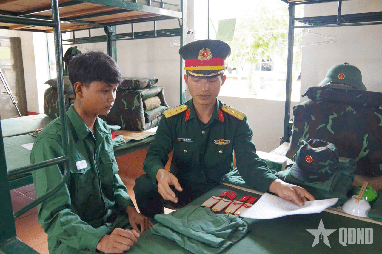 Cục Quân nhu hướng dẫn bảo đảm quân trang cho chiến sĩ mới nhập ngũ năm 2025