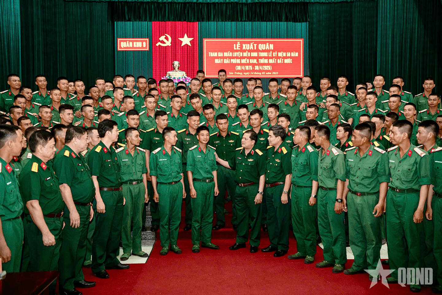 Quân khu 9: Xuất quân tham gia huấn luyện diễu binh kỷ niệm 50 năm Giải phóng miền Nam