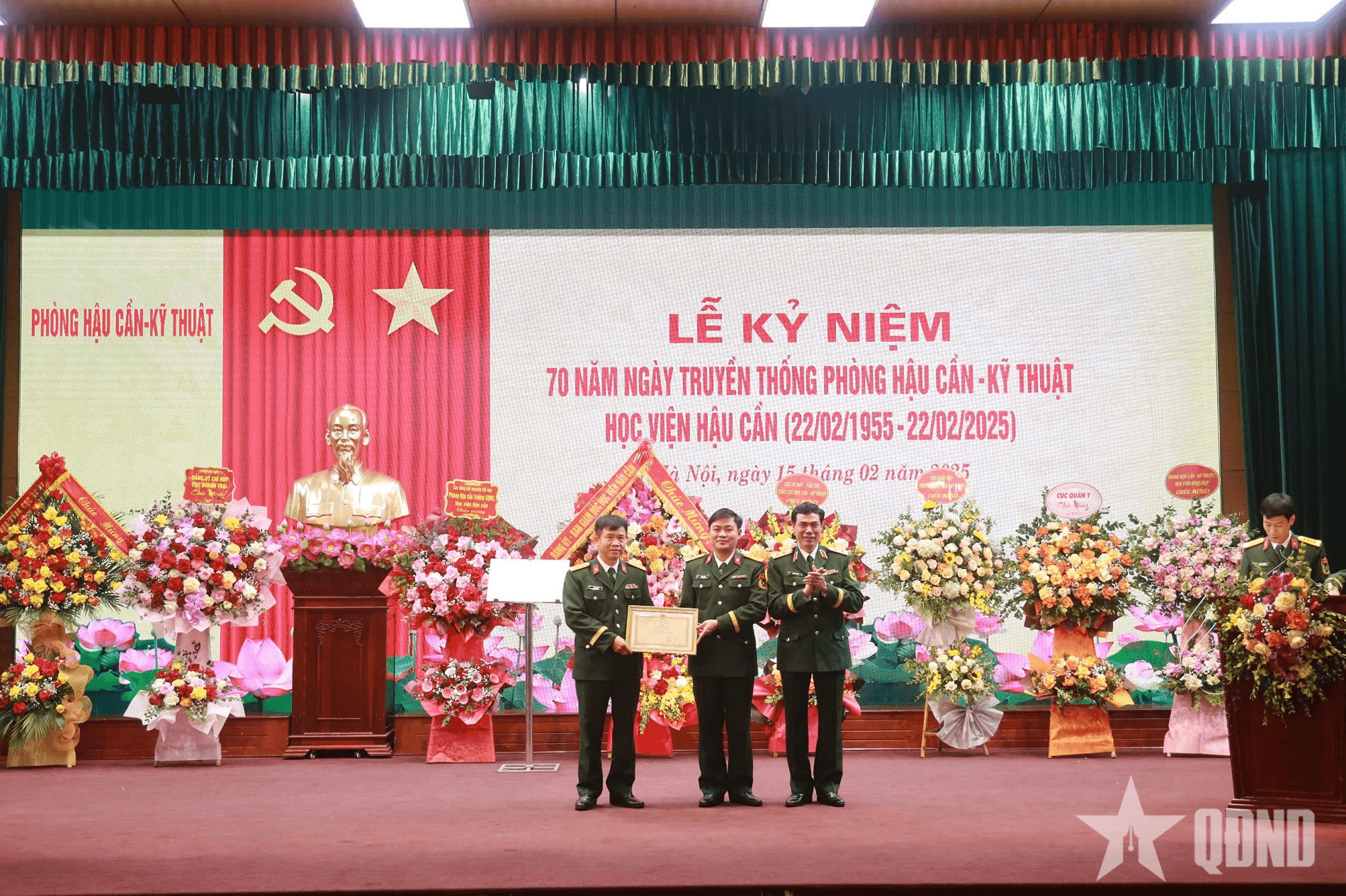 Phòng Hậu cần - Kỹ thuật, Học viện Hậu cần tổ chức kỷ niệm 70 năm Ngày truyền thống