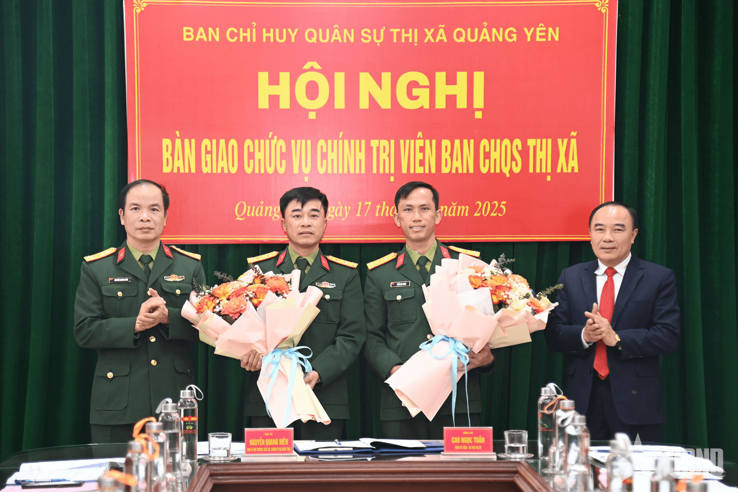 Bộ CHQS tỉnh Quảng Ninh: Ban CHQS thị xã Quảng Yên có Chính trị viên mới