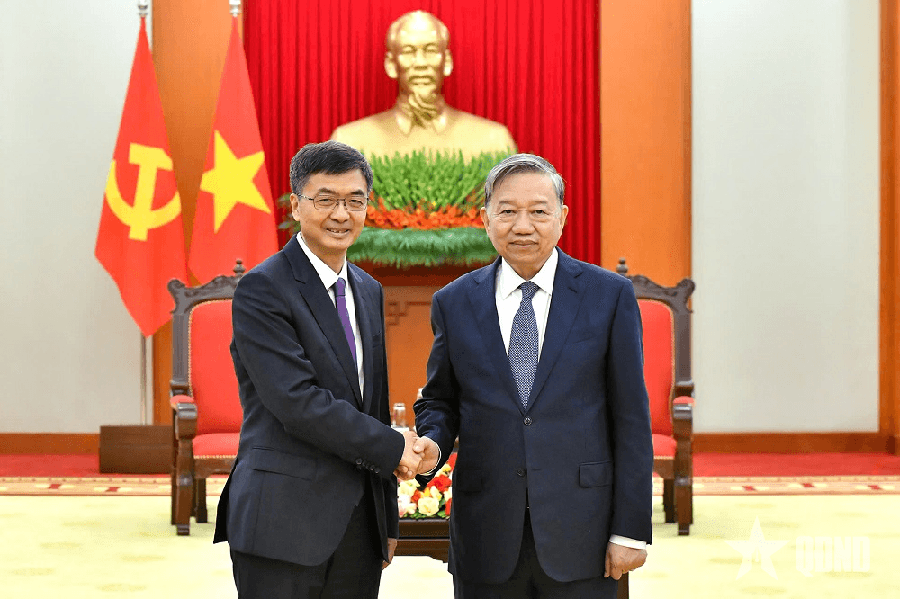 Tổng Bí thư Tô Lâm tiếp Bí thư Khu ủy Quảng Tây (Trung Quốc)