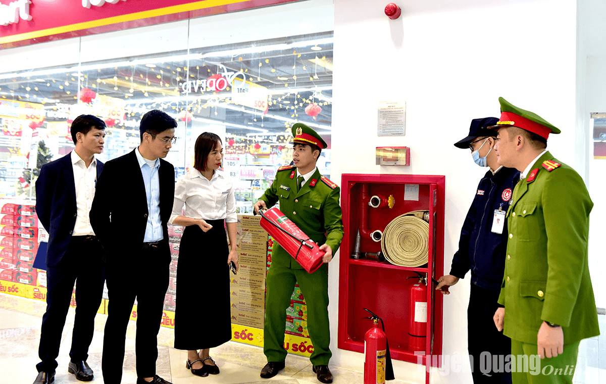 Tuyên Quang: Chủ động phòng ngừa cháy, nổ tại chợ truyền thống