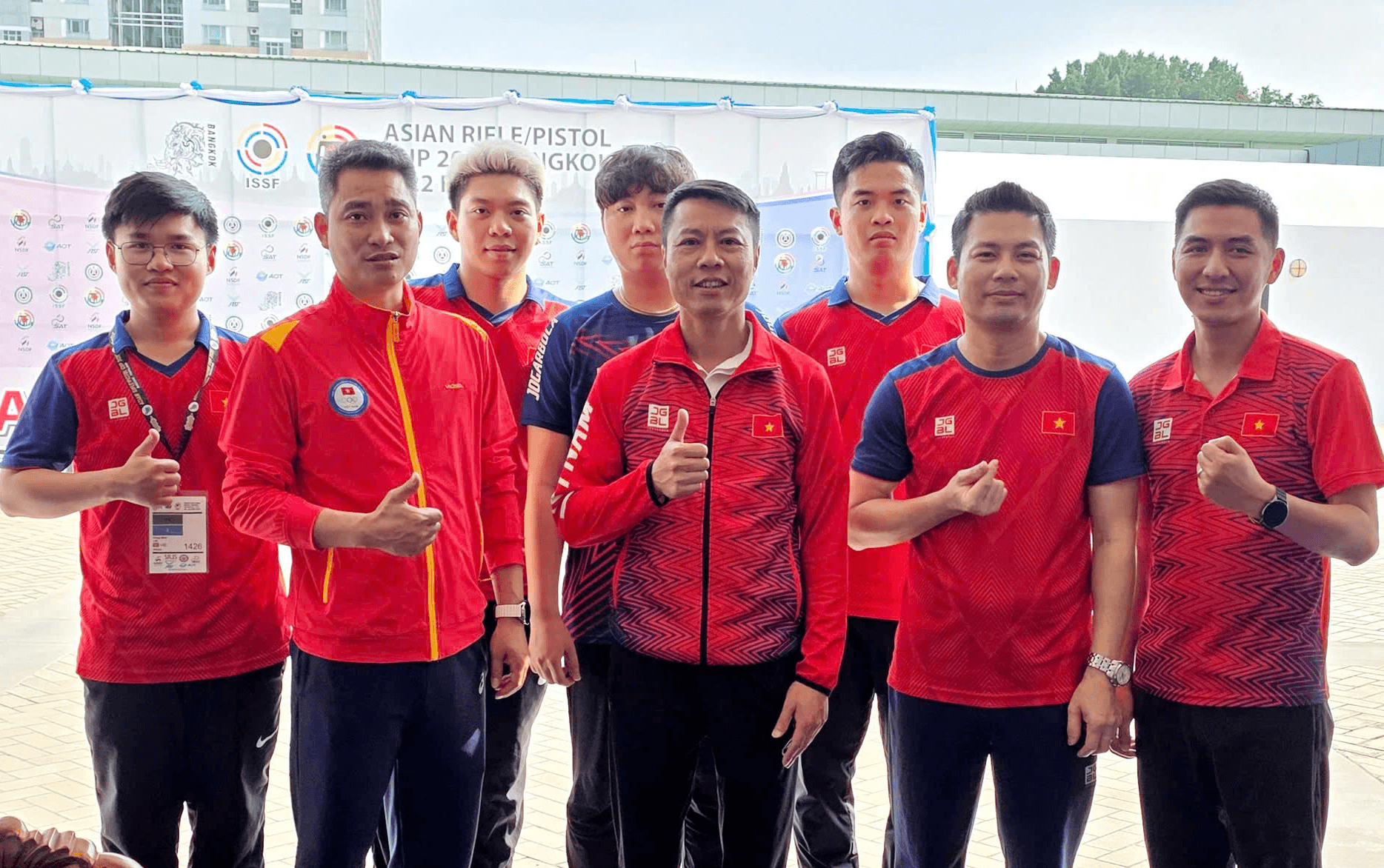 Đội tuyển bắn súng Việt Nam giành huy chương vàng đồng đội châu Á