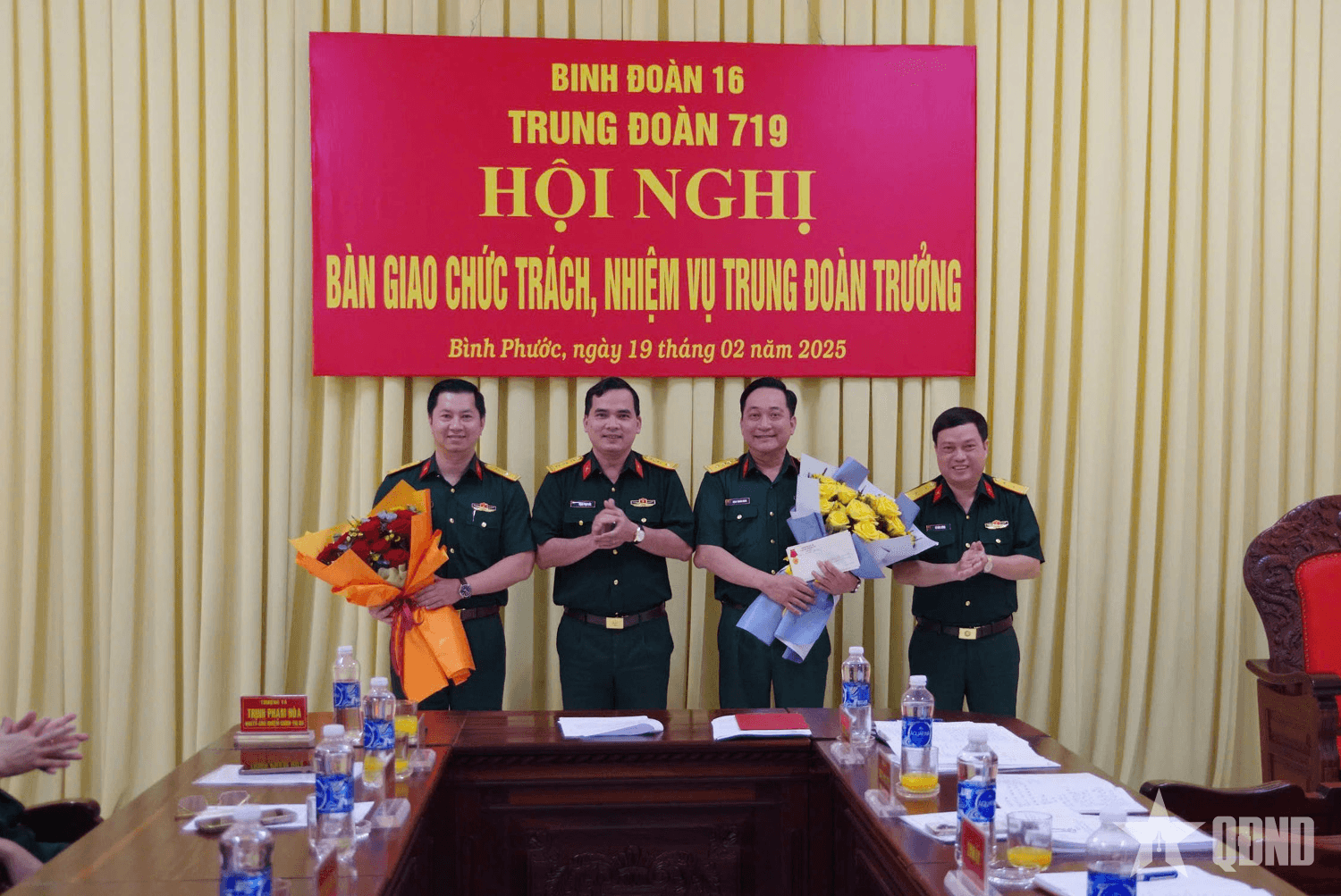 Bàn giao chức trách, nhiệm vụ Trung đoàn trưởng Trung đoàn 719, Binh đoàn 16