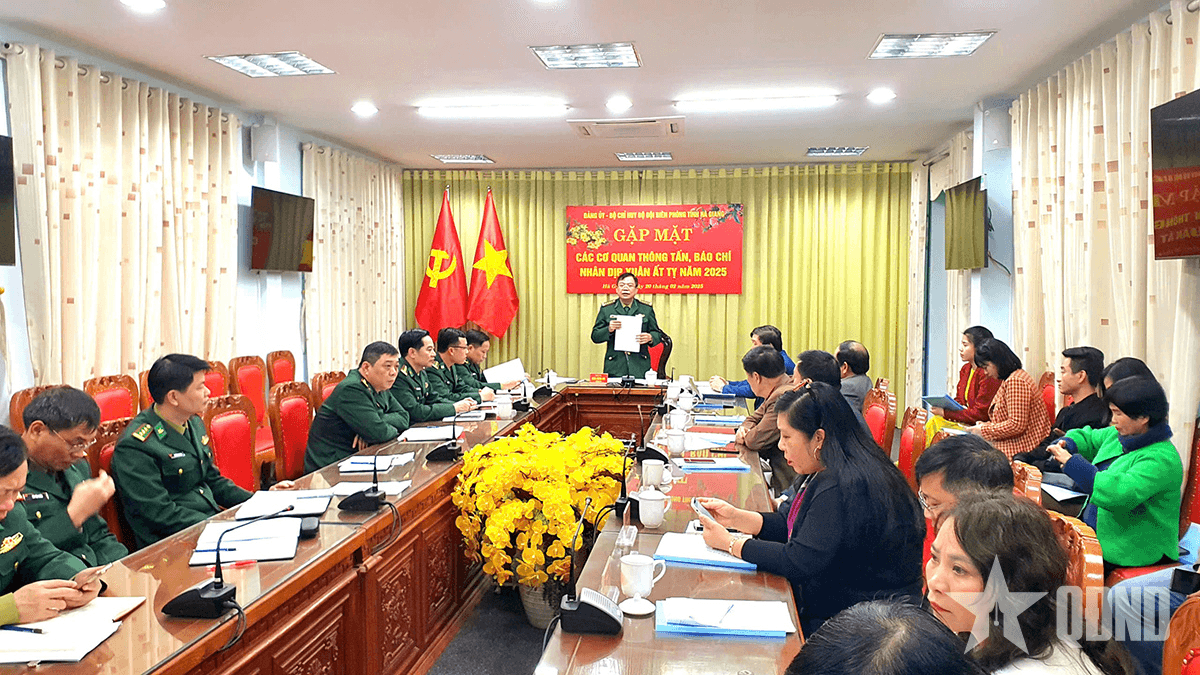 Bộ Chỉ huy BĐBP tỉnh Hà Giang gặp mặt cơ quan thông tấn, báo chí