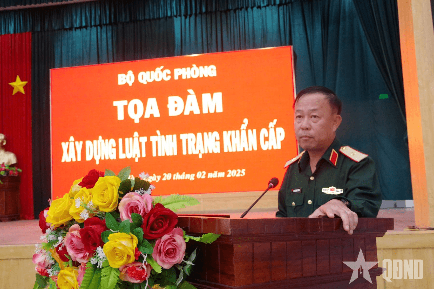 Bộ Quốc phòng tổ chức tọa đàm xây dựng Luật Tình trạng khẩn cấp