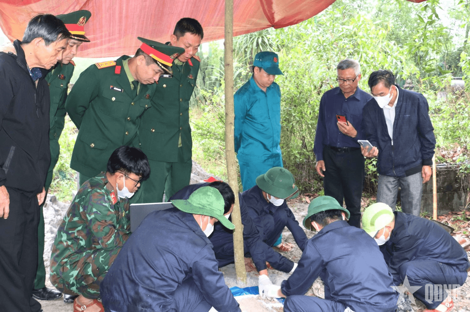 Quy tập một hài cốt liệt sĩ tại thị xã Phong Điền, thành phố Huế