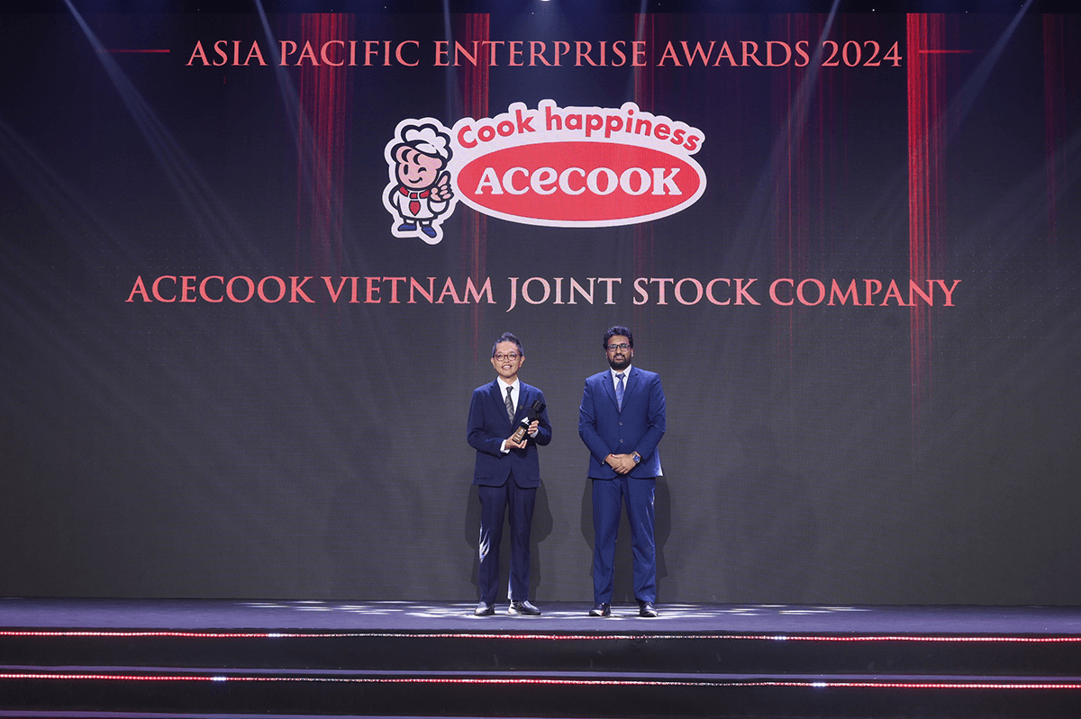 Acecook Việt Nam được vinh danh là doanh nghiệp xuất sắc châu Á 2024