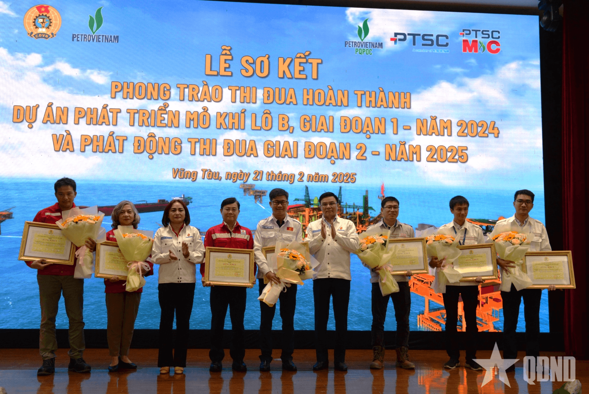 Quyết tâm hoàn thành tốt giai đoạn 2 dự án phát triển mỏ khí Lô B