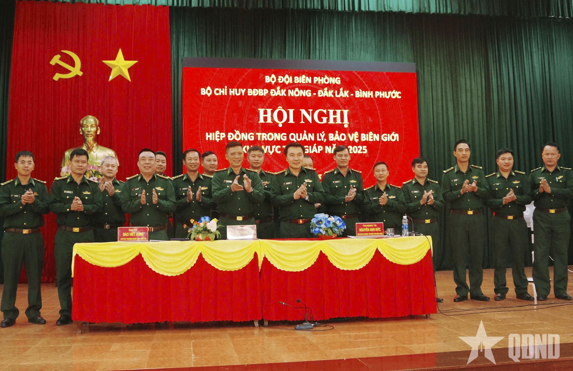 Bộ đội Biên phòng các tỉnh Đắk Nông, Đắk Lắk, Bình Phước hiệp đồng bảo vệ biên giới