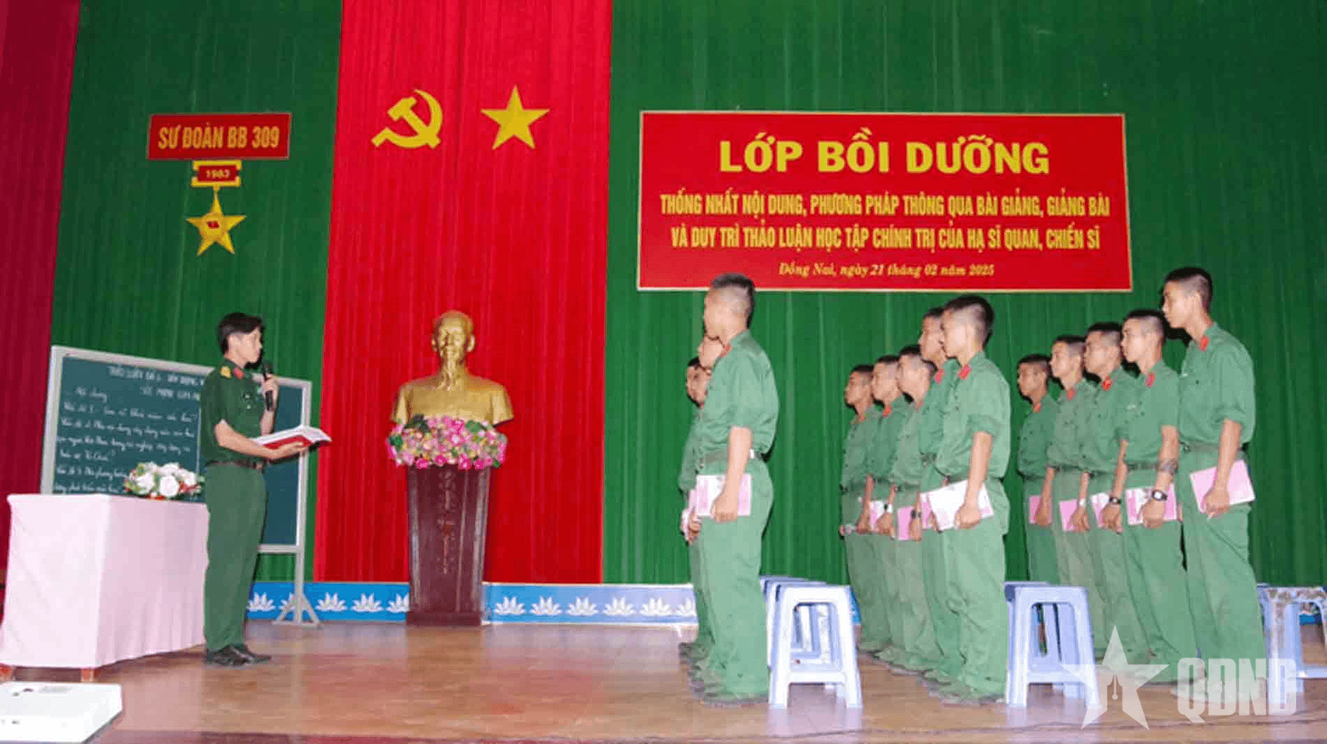 ​Sư đoàn 309 (Quân khu 7) đổi mới phương pháp giảng dạy chính trị cho hạ sĩ quan, chiến sĩ