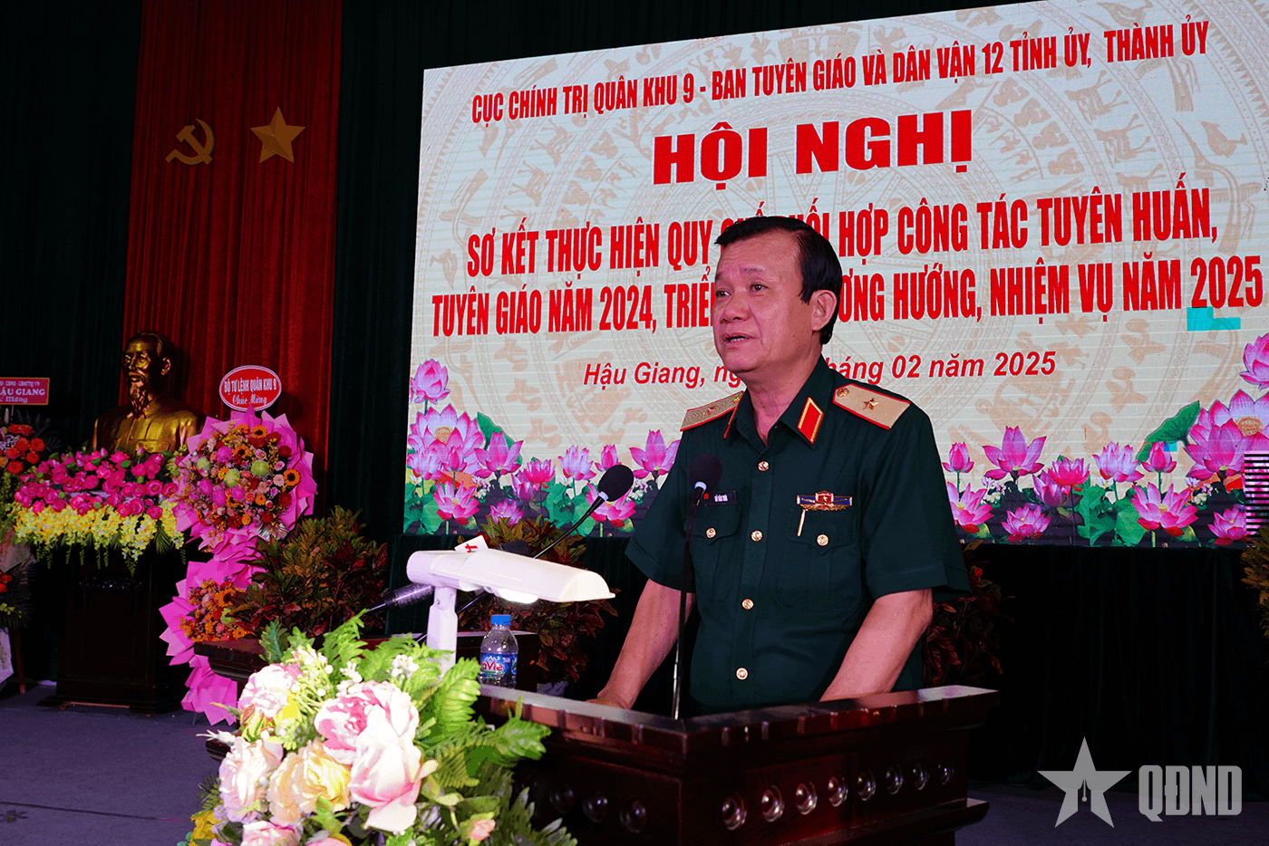 Quân khu 9: Thực hiện tốt quy chế phối hợp công tác tuyên huấn, tuyên giáo
