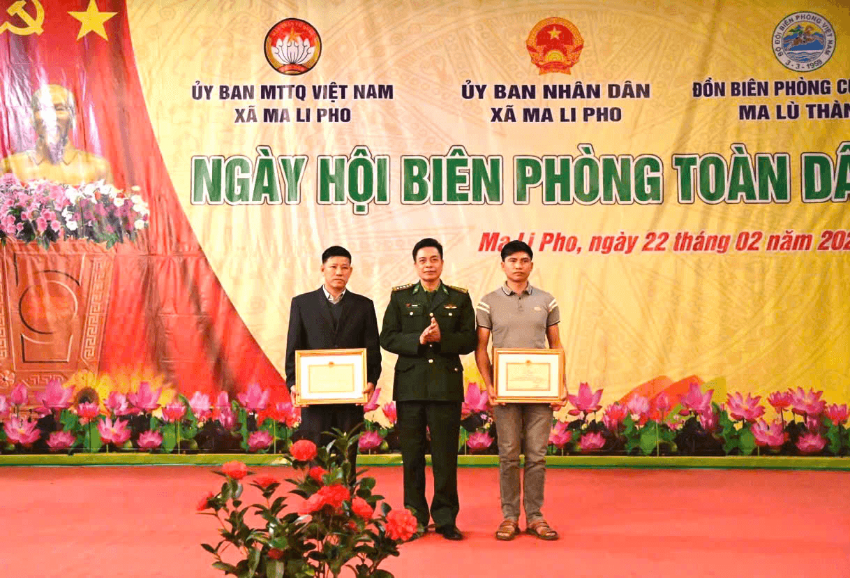 Sôi nổi Ngày hội Biên phòng toàn dân năm 2025 tại xã Ma Li Pho