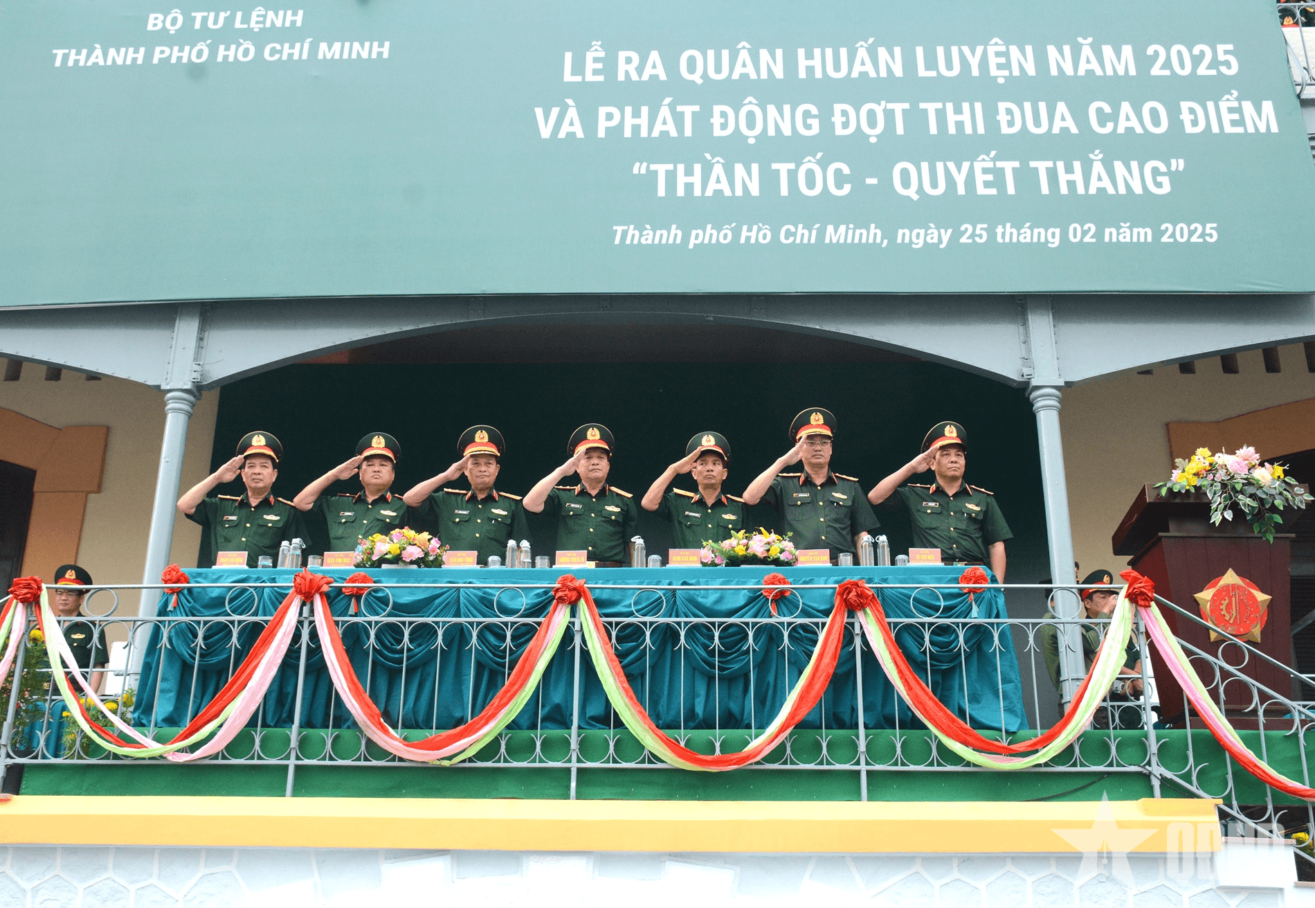 Tổng duyệt lễ ra quân huấn luyện, phát động thi đua cao điểm “Thần tốc - Quyết thắng” tại Bộ tư lệnh TP Hồ Chí Minh