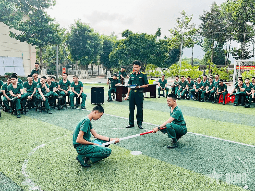 Ngày cuối tuần của chiến sĩ mới ở Trung đoàn Minh Đạm
