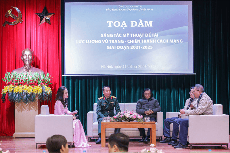 Thúc đẩy sáng tác mỹ thuật về đề tài LLVT và chiến tranh cách mạng