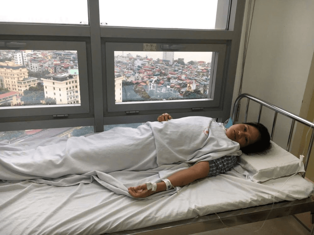 Đại úy QNCN Hoàng Thị Thành mong được giúp đỡ