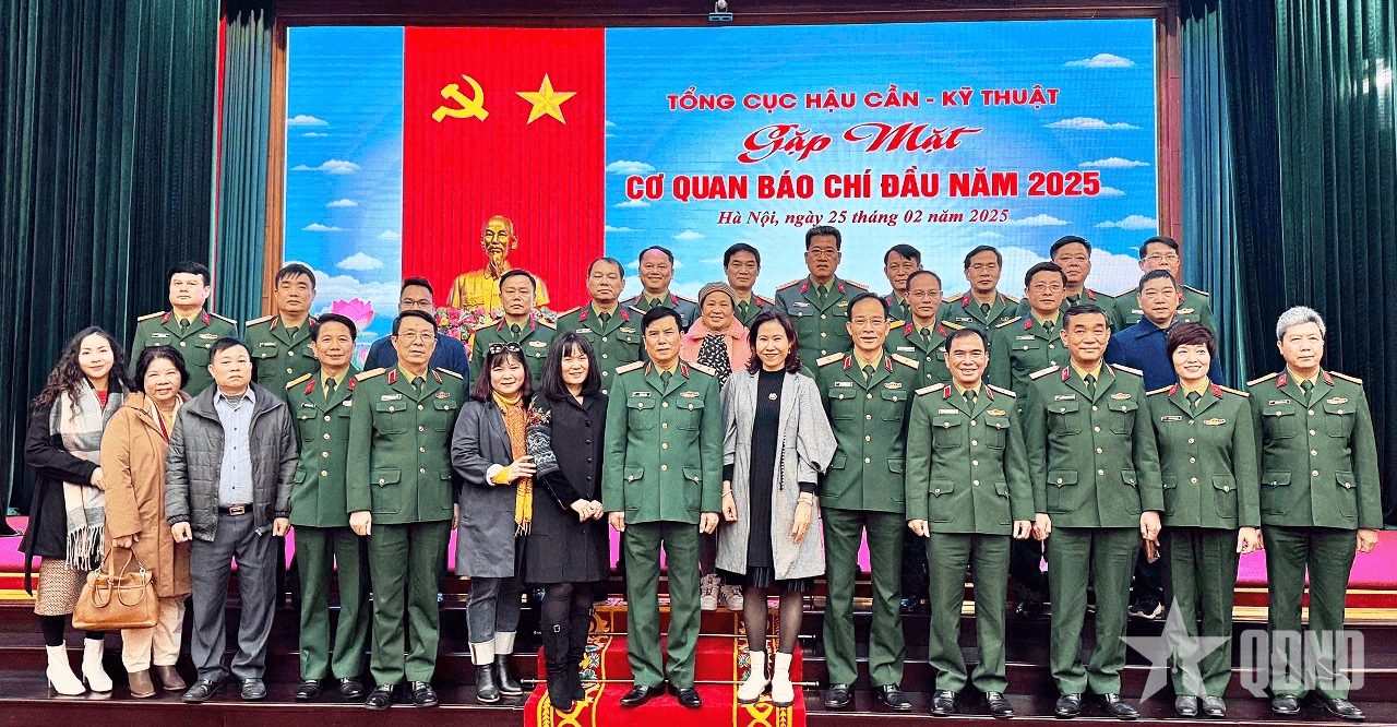 Tổng cục Hậu cần - Kỹ thuật gặp mặt cơ quan báo chí đầu năm 2025