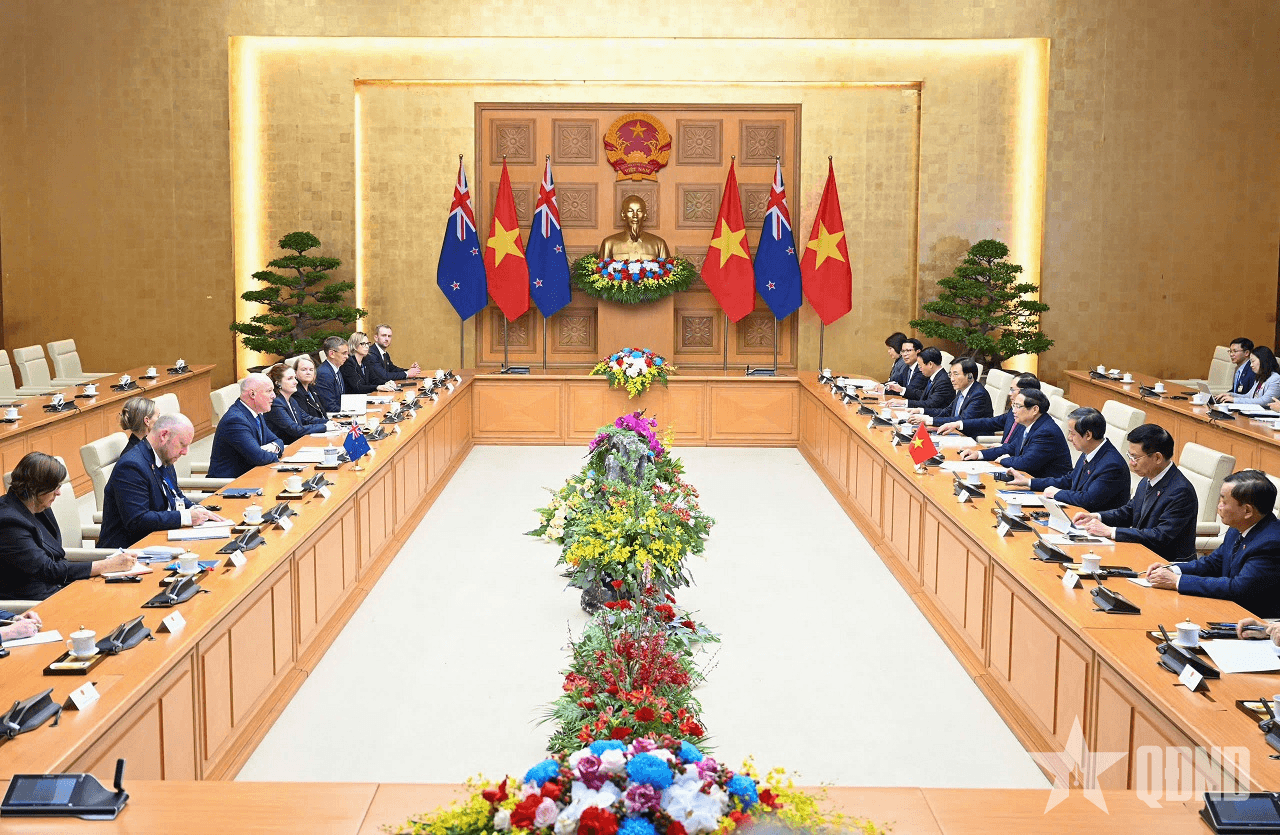 Thủ tướng Phạm Minh Chính hội đàm với Thủ tướng New Zealand