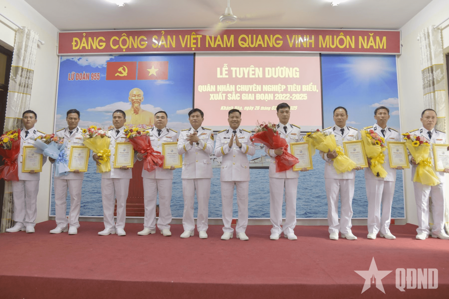 Lữ đoàn 955 tuyên dương quân nhân chuyên nghiệp tiêu biểu, xuất sắc