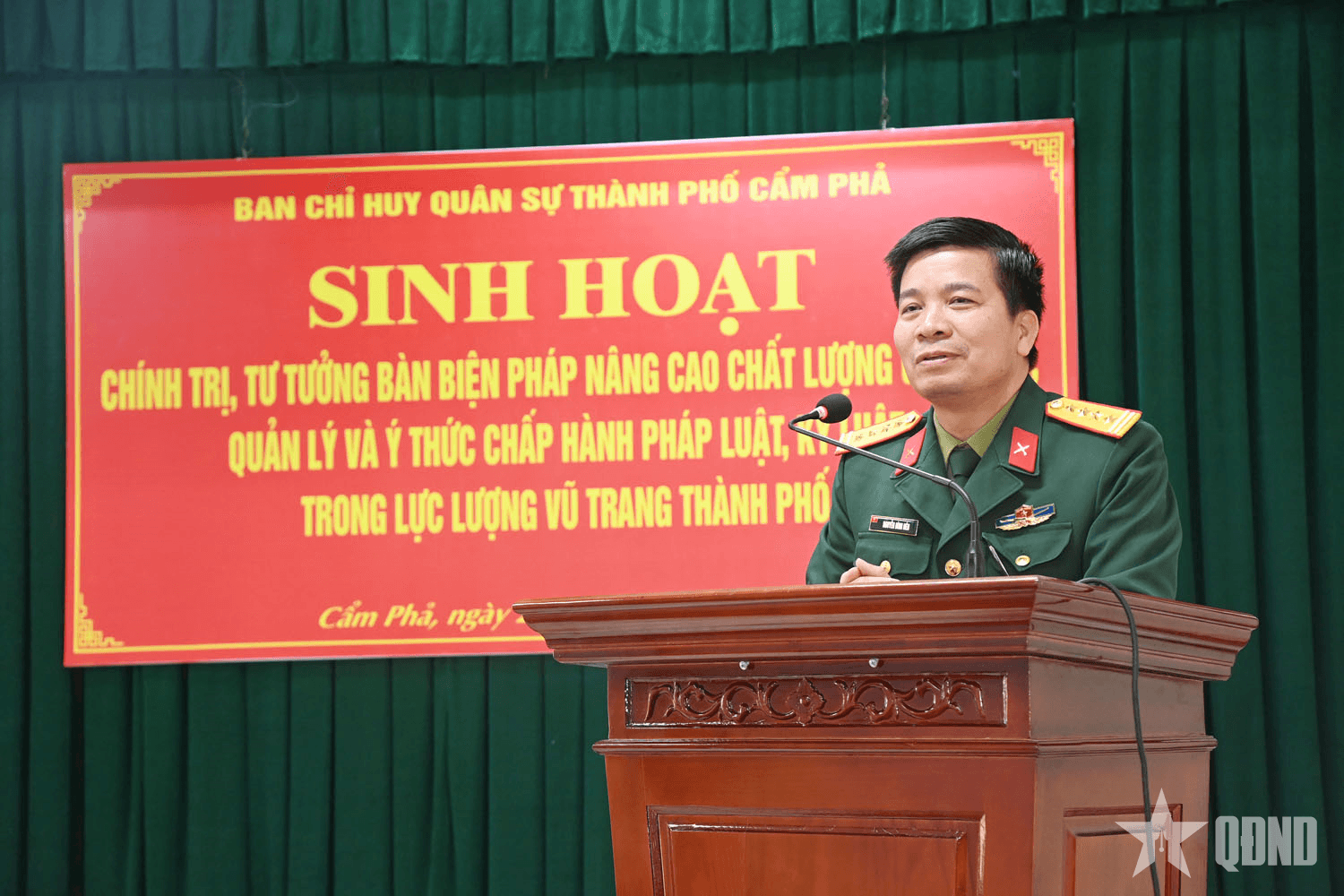 Các đơn vị LLVT tỉnh Quảng Ninh bàn biện pháp nâng cao chất lượng giáo dục chính trị, tư tưởng