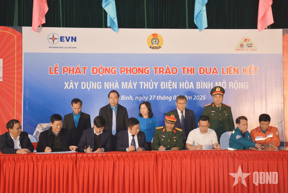 Thi đua đưa 2 tổ máy dự án Nhà máy Thủy điện Hòa Bình mở rộng phát điện trong năm 2025