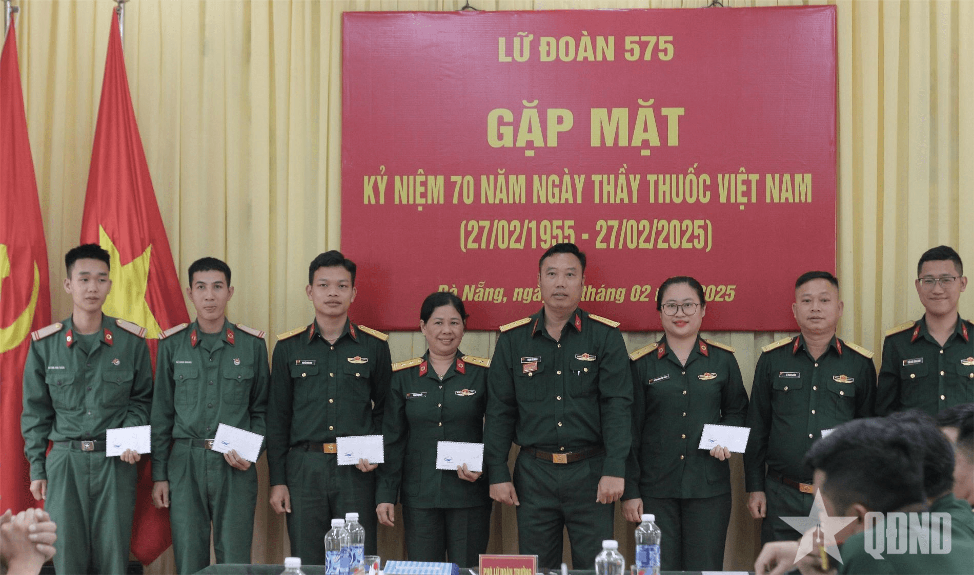 Lữ đoàn 575 (Quân khu 5) gặp mặt kỷ niệm 70 năm Ngày Thầy thuốc Việt Nam