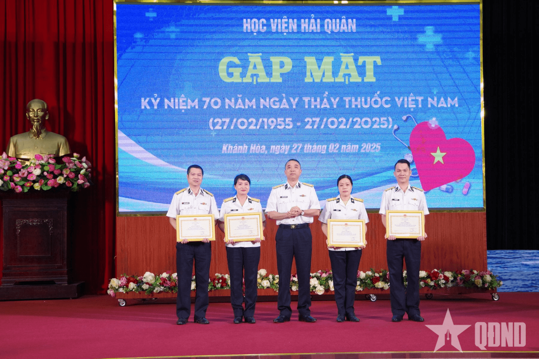 Khánh Hòa: Các đơn vị Hải quân gặp mặt kỷ niệm 70 năm Ngày Thầy thuốc Việt Nam​