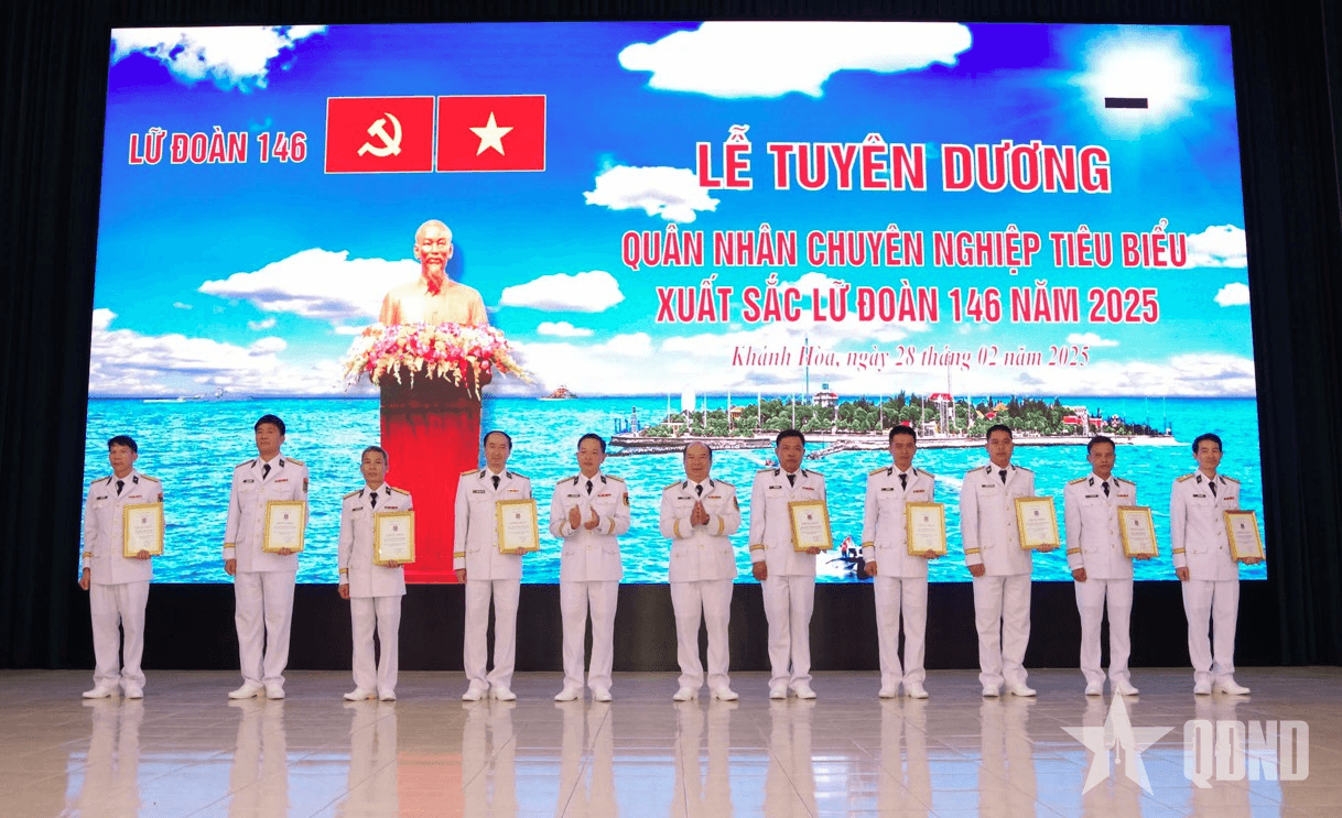 Lữ đoàn 146 tuyên dương quân nhân chuyên nghiệp năm 2025