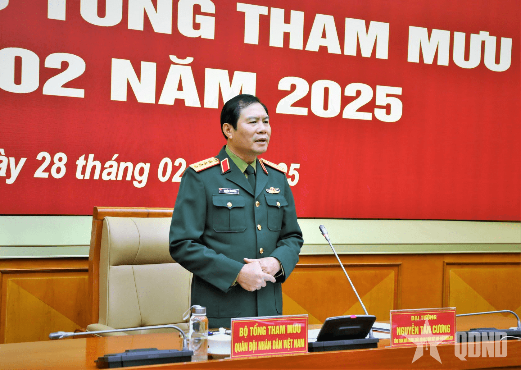 Bộ Tổng Tham mưu hoàn thành tốt các nhiệm vụ tháng 2
