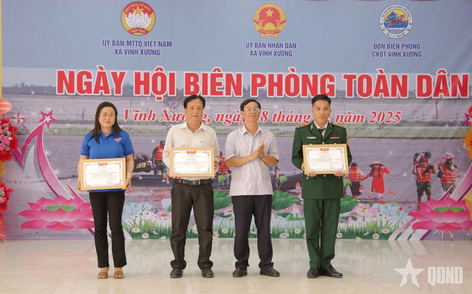 An Giang ngày hội Biên phòng toàn dân xã Vĩnh Xương