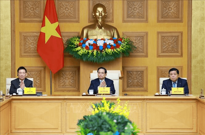 Thủ tướng Phạm Minh Chính chủ trì tọa đàm với các doanh nghiệp Hoa Kỳ