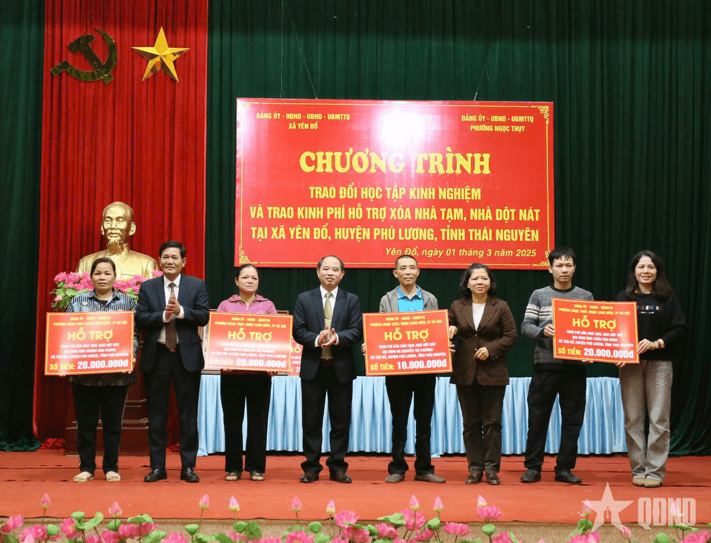 Học viện Hậu cần và phường Ngọc Thụy chung tay thực hiện chương trình xóa nhà tạm, nhà dột nát