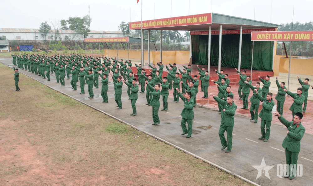 Chiến sĩ mới Sư đoàn 304, Quân khu 2 sẵn sàng bước vào mùa huấn luyện mới
