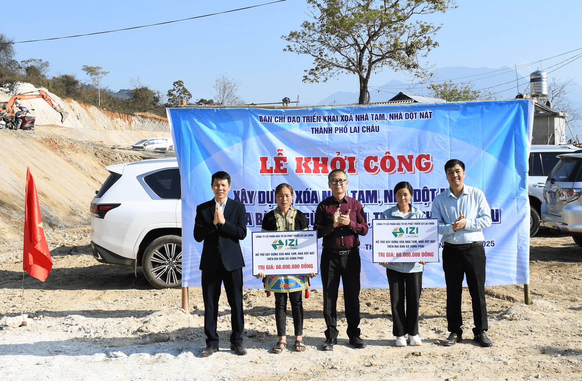 Lai Châu tổ chức lễ khởi công xây dựng xóa nhà tạm, nhà dột nát