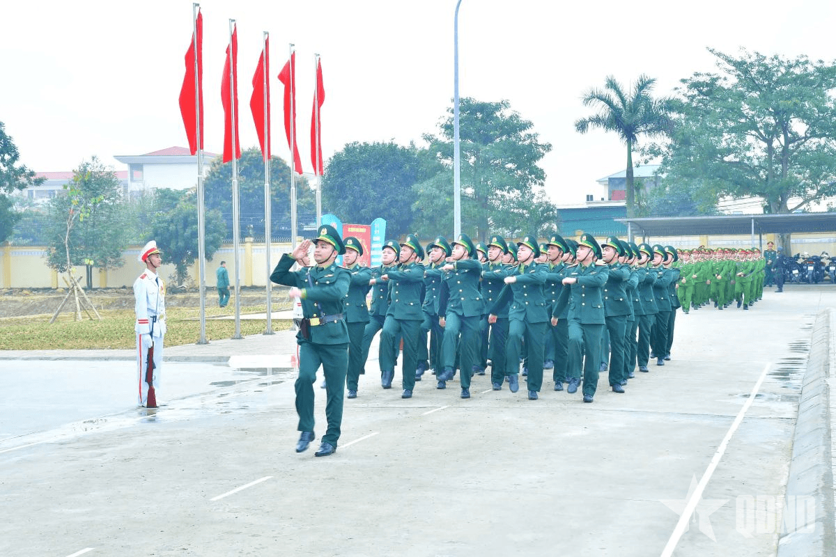Những hình ảnh võ thuật ấn tượng của Bộ đội Biên phòng tỉnh Nghệ An tại lễ ra quân huấn luyện 2025