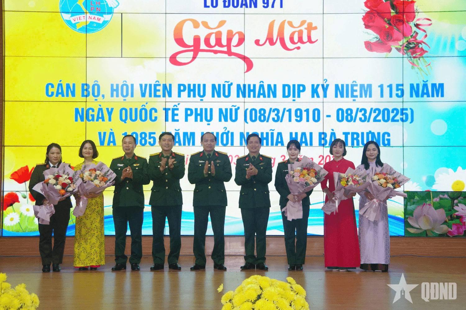 Lữ đoàn 971 tổ chức các hoạt động nhân kỷ niệm Ngày Quốc tế Phụ nữ 8-3