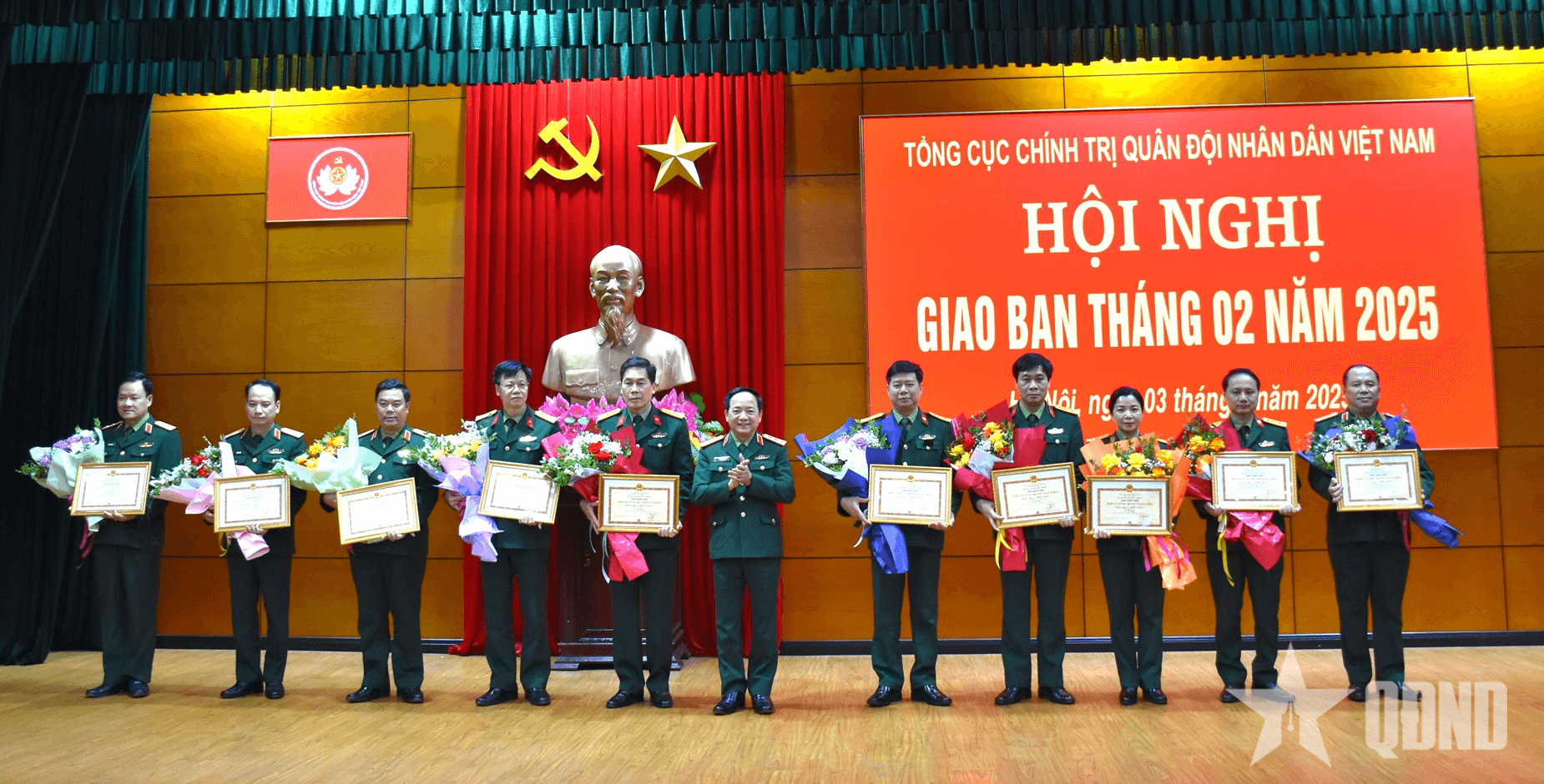 Thượng tướng Trịnh Văn Quyết chủ trì Hội nghị giao ban Tổng cục Chính trị tháng 2-2025
