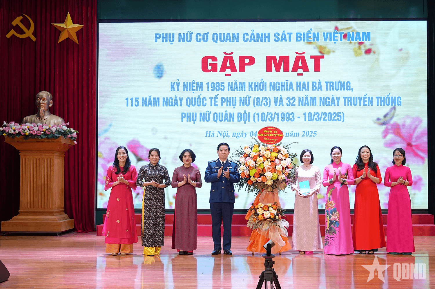 Phụ nữ khối cơ quan Bộ tư lệnh Cảnh sát biển tự hào truyền thống, xứng danh Bộ đội Cụ Hồ thời kỳ mới