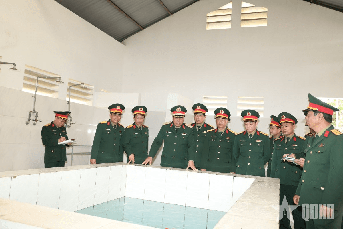 Kiểm tra công tác bảo đảm cho các lực lượng luyện tập diễu binh, diễu hành
