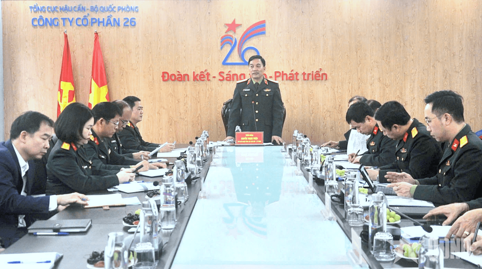 Tổng cục Hậu cần - Kỹ thuật kiểm tra tình hình sản xuất kinh doanh tại Công ty Cổ phần 26