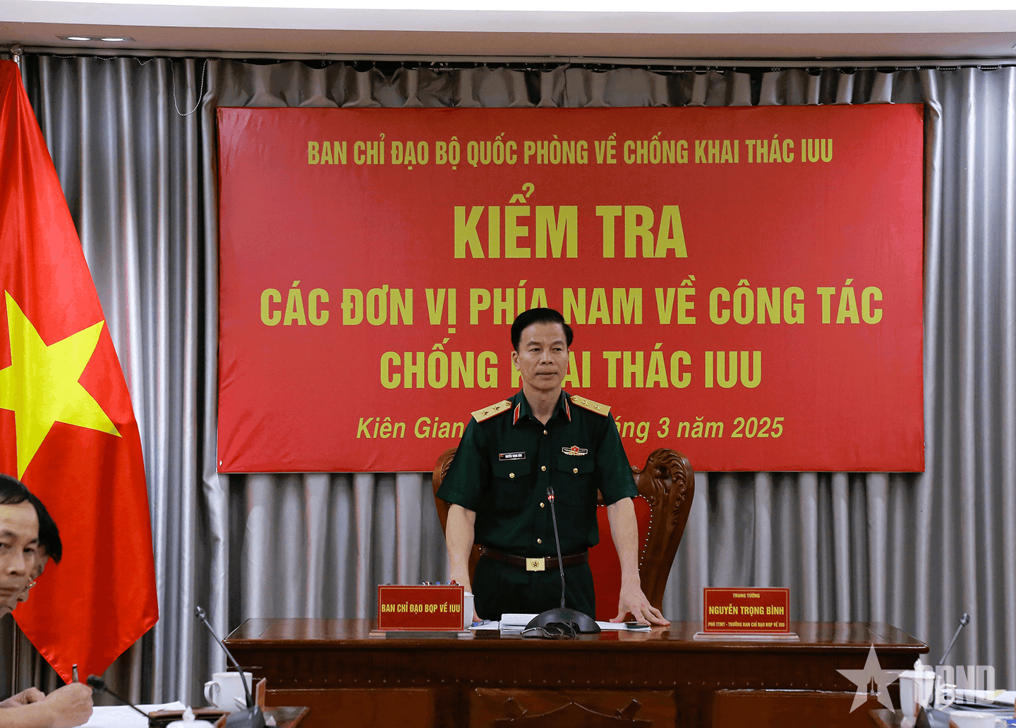 Trung tướng Nguyễn Trọng Bình kiểm tra công tác chống khai thác IUU