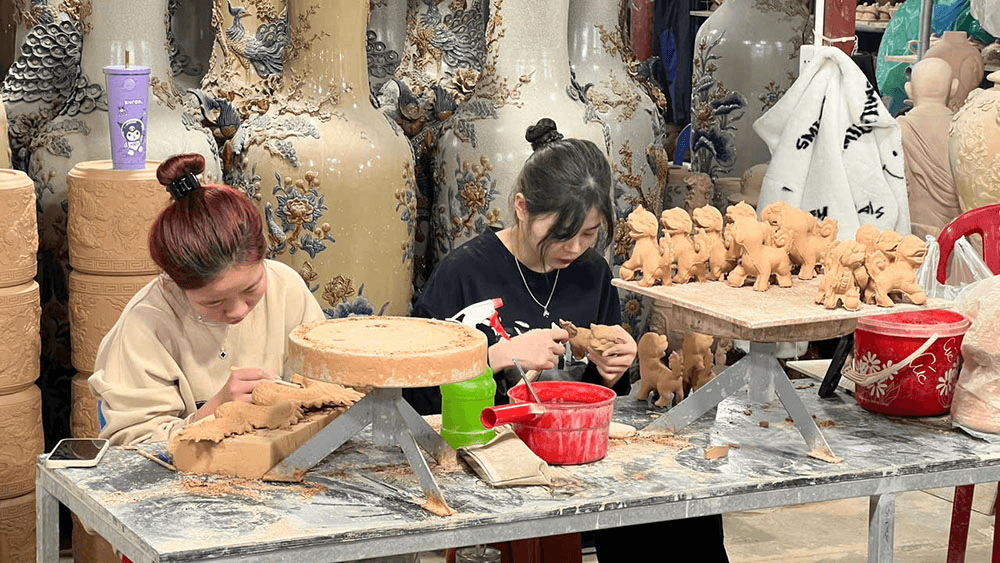 Ứng dụng công nghệ trong sản xuất gốm sứ Bát Tràng
