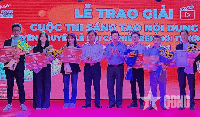 Đắk Lắk trao giải Cuộc thi sáng tạo nội dung số tuyên truyền Lễ hội Cà phê