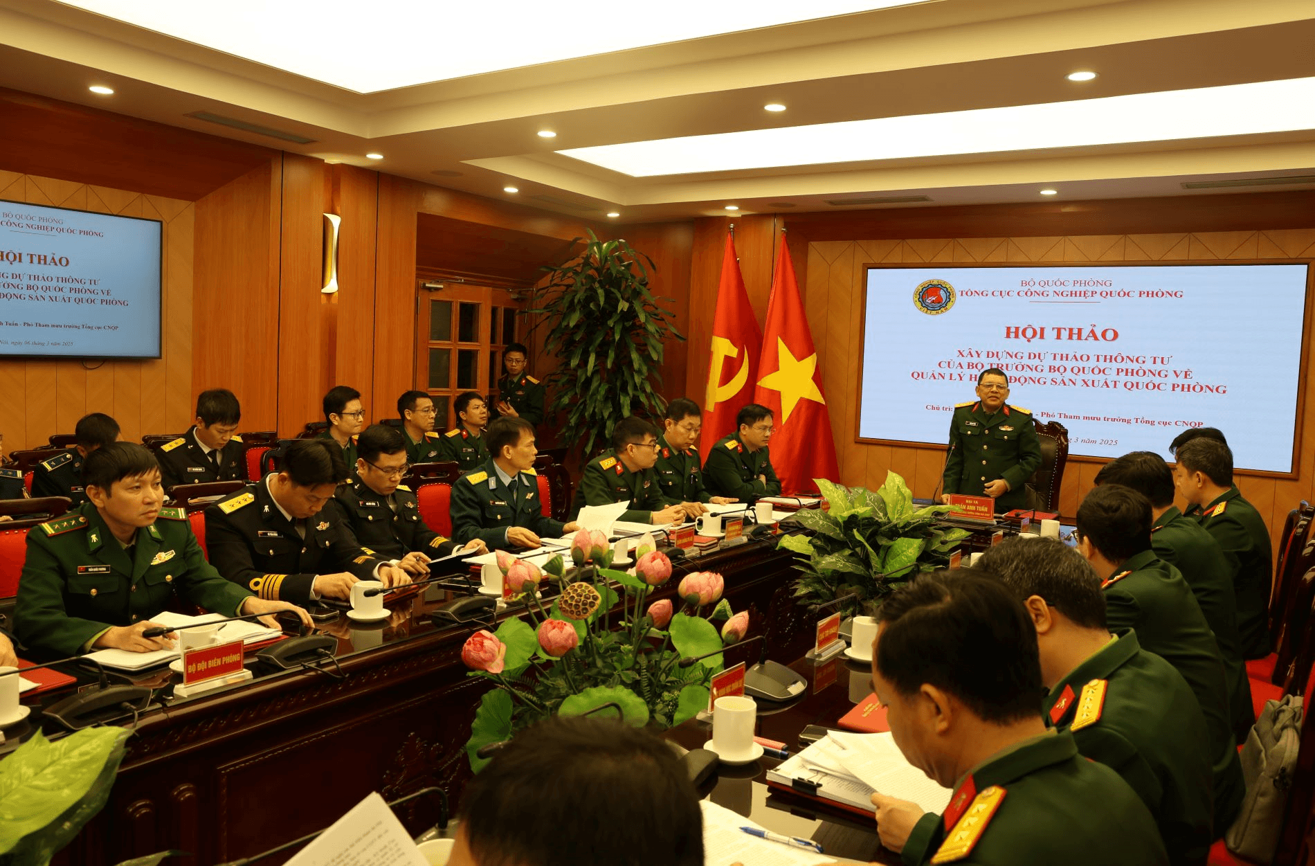 Tổng cục Công nghiệp Quốc phòng tổ chức hội thảo về xây dựng dự thảo thông tư quản lý hoạt động sản xuất quốc phòng