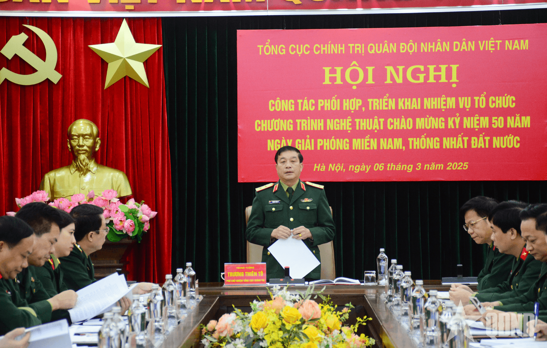 Chuẩn bị chu đáo chương trình nghệ thuật chào mừng 50 năm giải phóng miền Nam