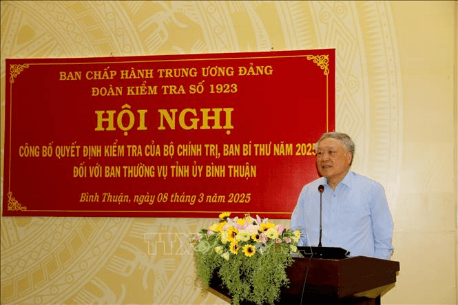 Đoàn kiểm tra của Bộ Chính trị: Bình Thuận tìm kiếm, phát huy động lực tăng trưởng mới