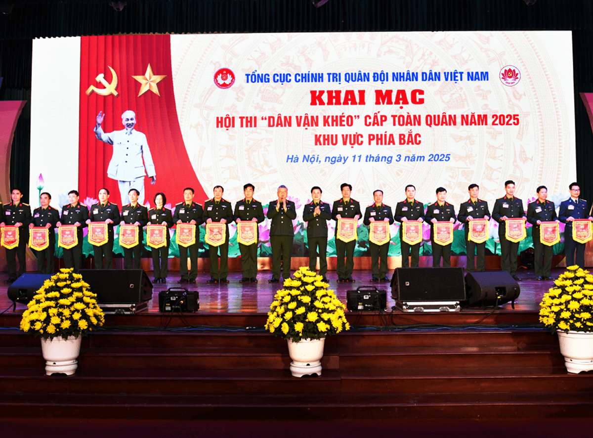 Khai mạc Hội thi “Dân vận khéo” toàn quân năm 2025 khu vực phía Bắc