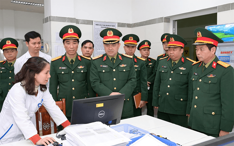 Quân khu 1 kiểm tra toàn diện các mặt công tác tại Bệnh viện Quân y 110