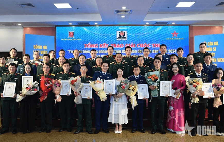 Tổng kết, trao giải Cuộc thi “Tìm hiểu kiến thức pháp luật trên Báo Quân đội nhân dân” năm 2024 và phát động cuộc thi năm 2025